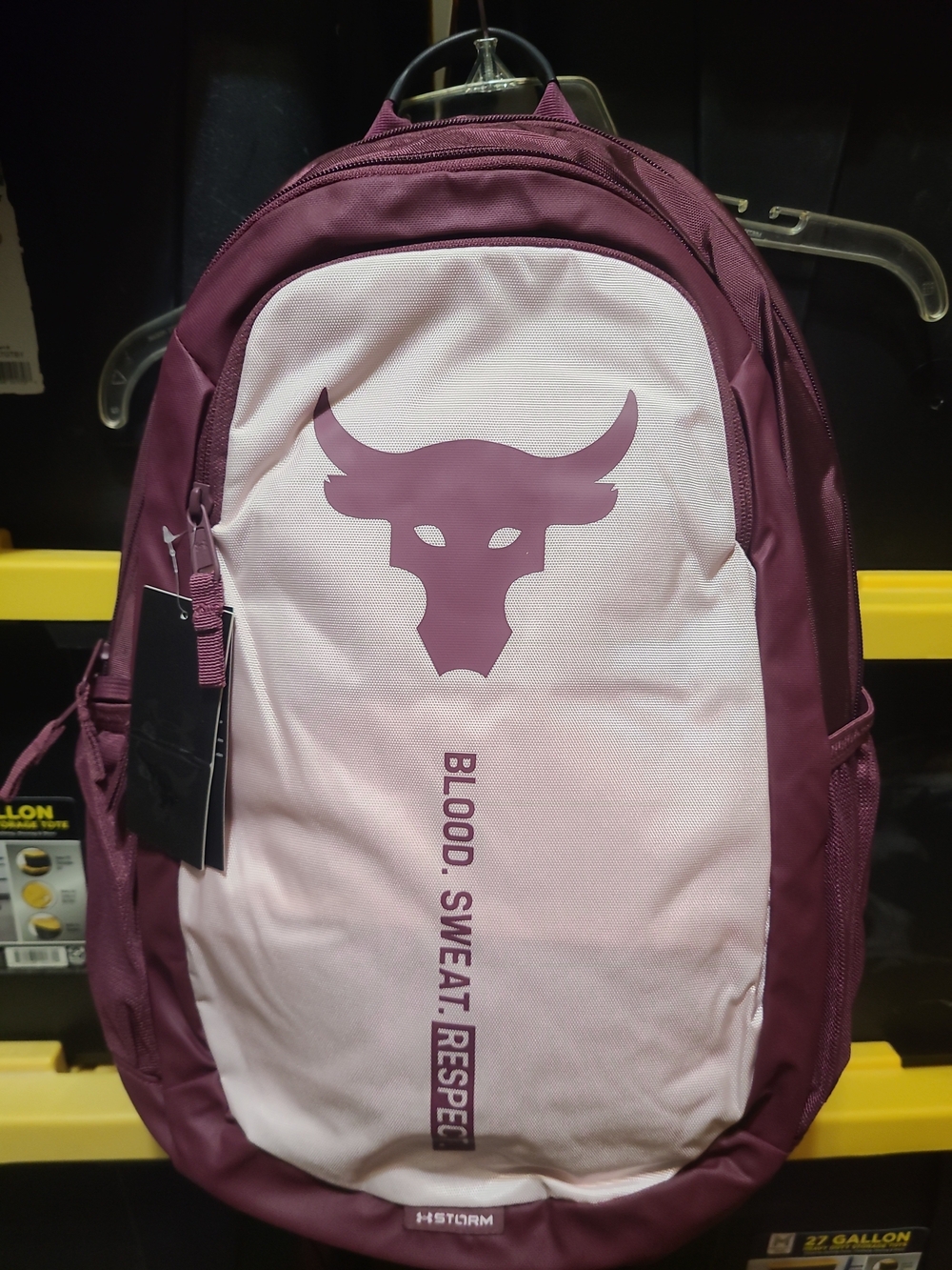 Under Armour Project Rock Storm Scrimmage 2.0 Backpack with Laptop Sleeve